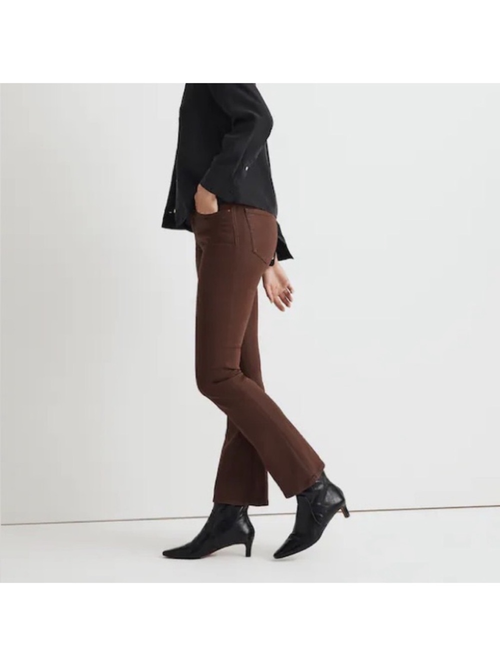 Madewell Women's Brown Flare Jeans